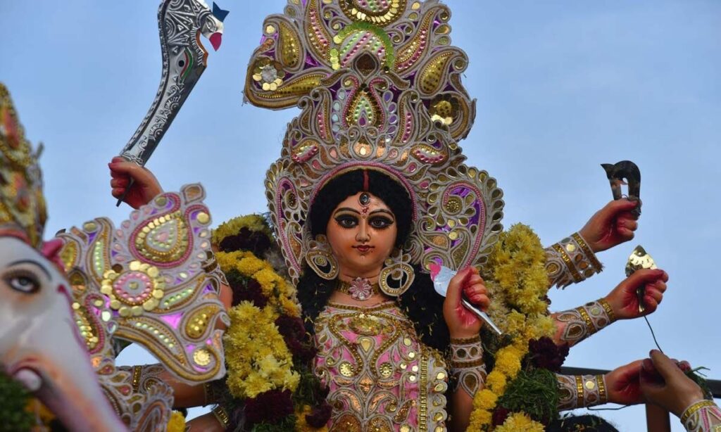 Navratri celebrations during festivals in Hyderabad